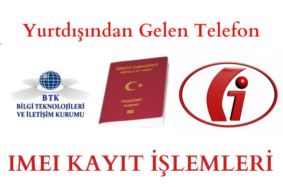 Yurtdışından getirilen telefonun kaydını yapın!